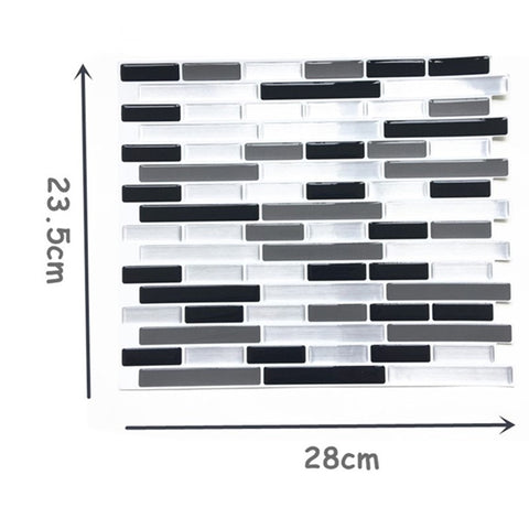 Image of Adhesive Tile Backsplash Wall Sticker