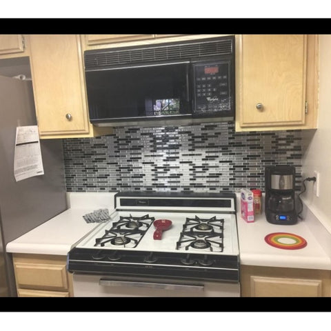 Image of Adhesive Tile Backsplash Wall Sticker