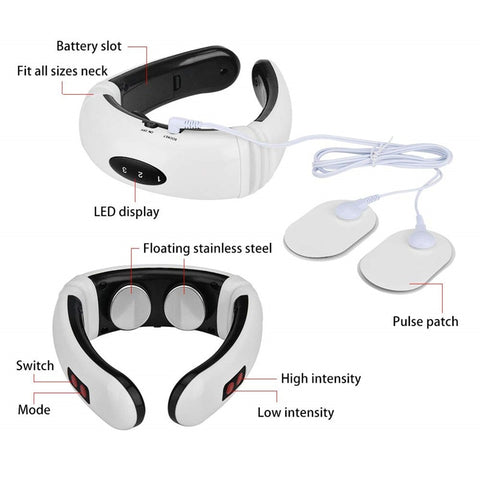 Image of Electric pulse back and neck massager