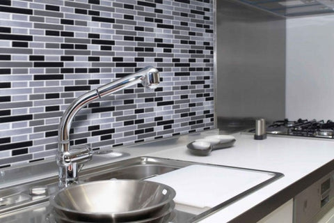 Image of Adhesive Tile Backsplash Wall Sticker