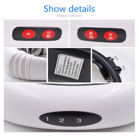 Image of Electric pulse back and neck massager