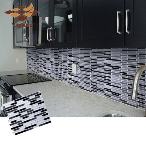 Image of Adhesive Tile Backsplash Wall Sticker
