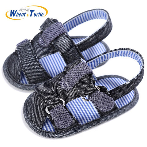 Image of Baby Shoes With Metal Rings Strap