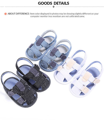 Image of Baby Shoes With Metal Rings Strap